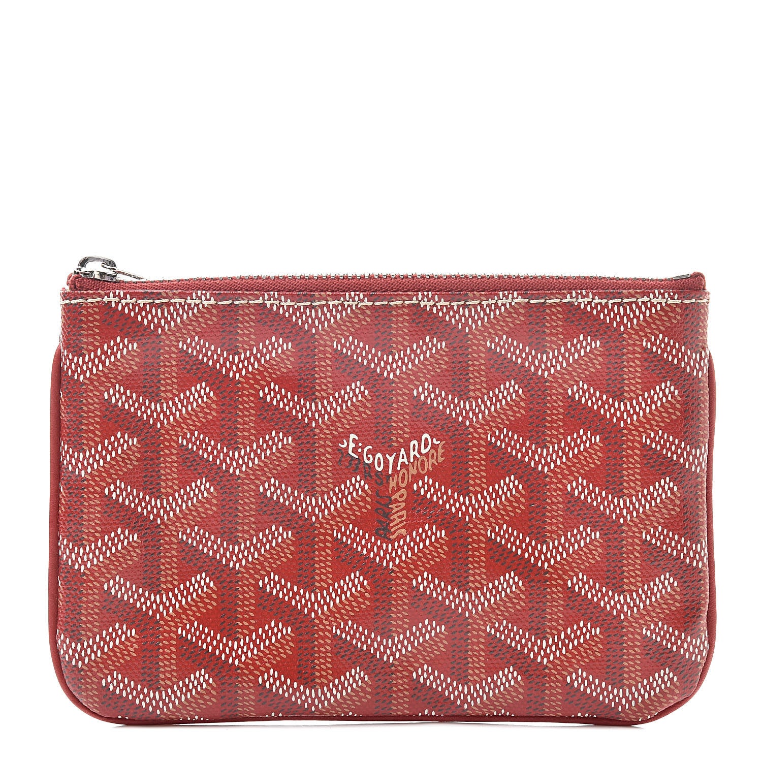 Goyard Goyardine Mini Senat Pochette Red 1 of 7