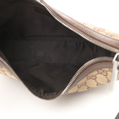 Gucci Monogram GG Clasp Hobo Brown 5 of 14