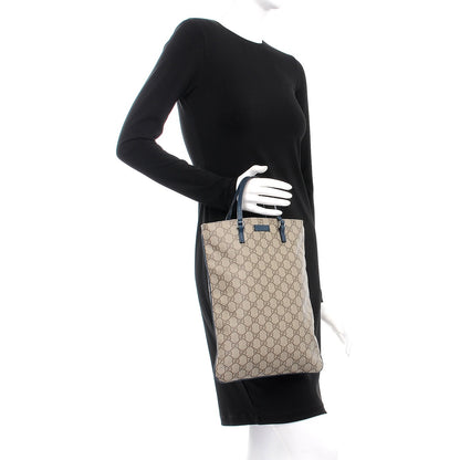 Gucci GG Plus Monogram Flat Vertical Tote Blue 2 of 7