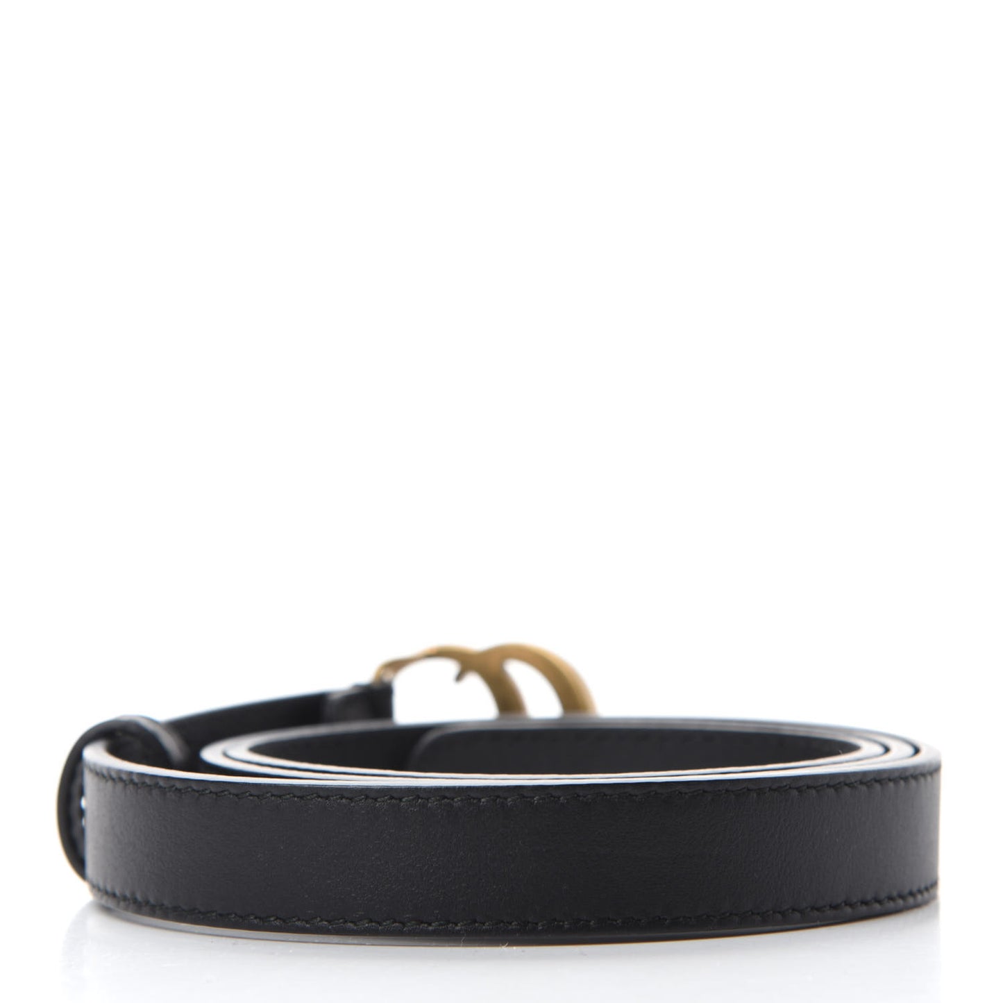 Calfskin Double G 20mm Belt 85 34 Black