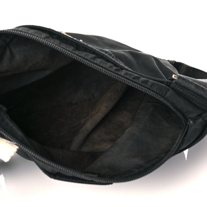 Prada Nylon Vela Flat Messenger Bag Black 4 of 13