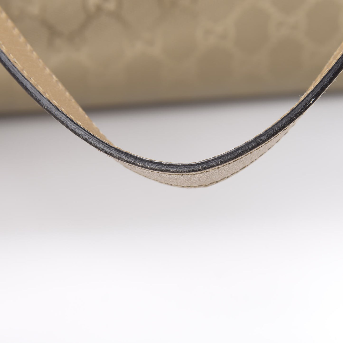 Imprime Monogram Medium Zippered Shopping Tote Champagne