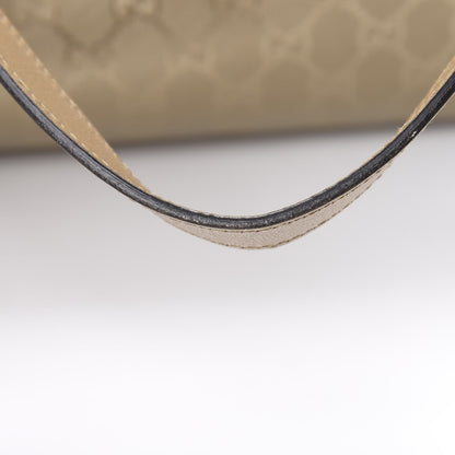 Gucci Imprime Monogram Medium Zippered Shopping Tote Champagne 13 of 14