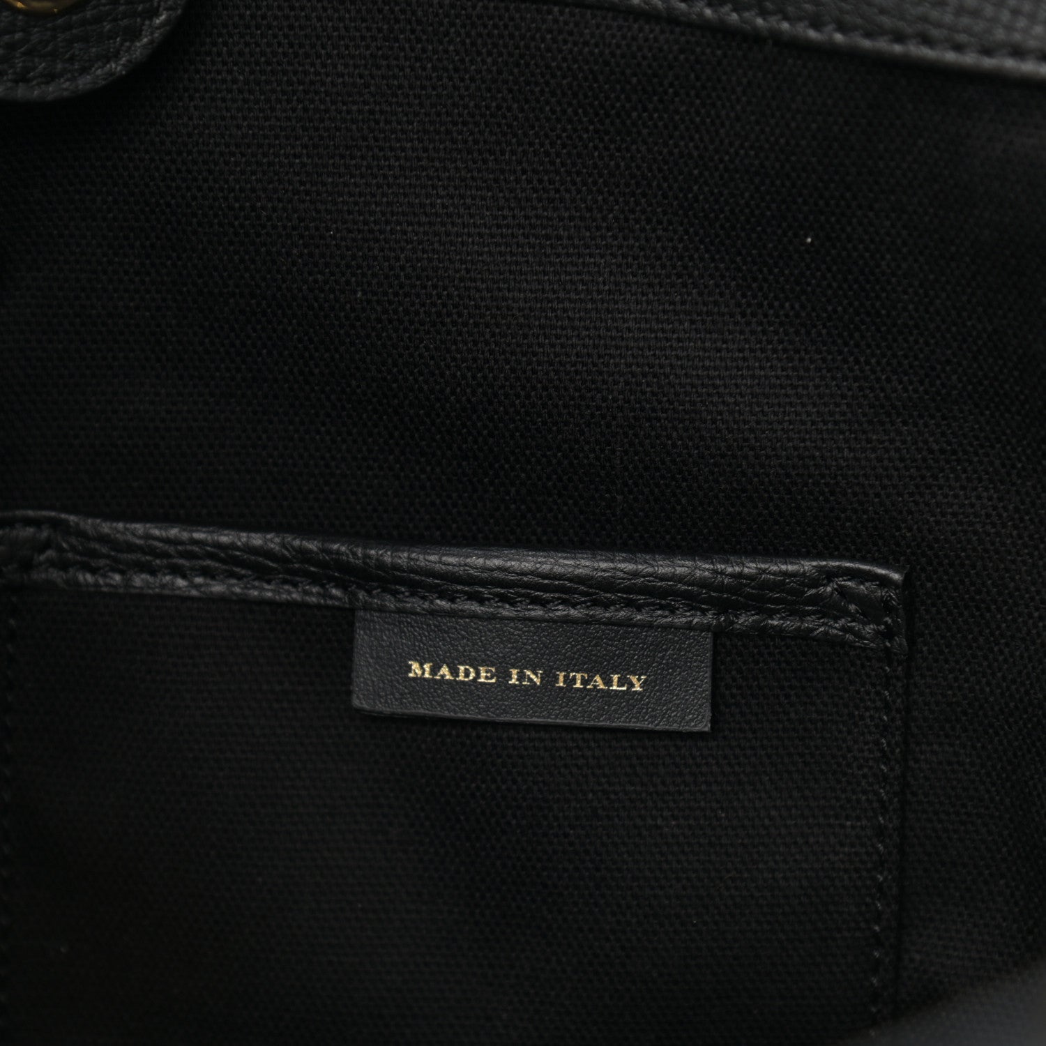Burberry Grainy Calfskin House Check Small Canterbury Tote Black 7 of 10