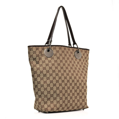 Gucci Monogram Large Eclipse Tote Brown 3 of 14