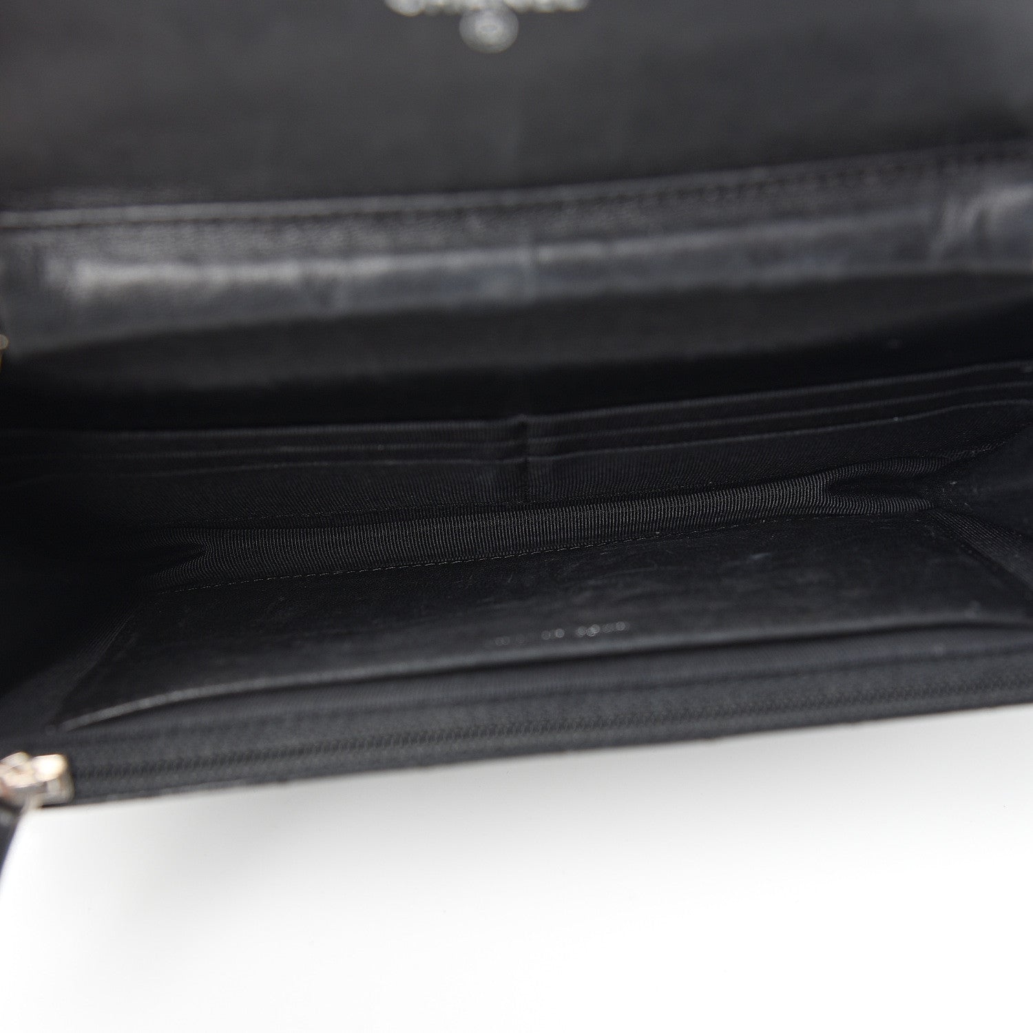 Chanel Lambskin Reissue Wallet On Chain WOC Black 4 of 13