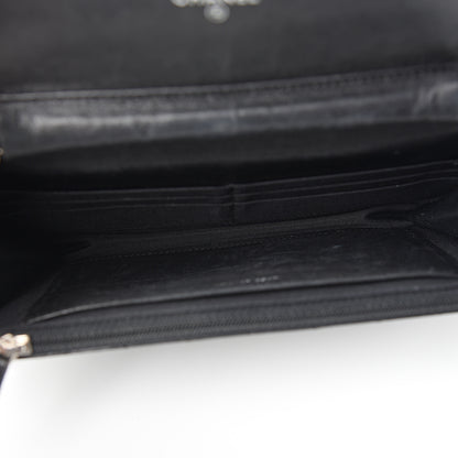 Chanel Lambskin Reissue Wallet On Chain WOC Black 4 of 13