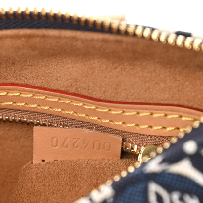 Louis Vuitton Jacquard Since 1854 Speedy Bandouliere 25 Blue 7 of 10