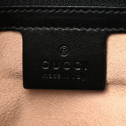 Gucci Calfskin Matelasse Large GG Marmont Shoulder Bag Black 6 of 9