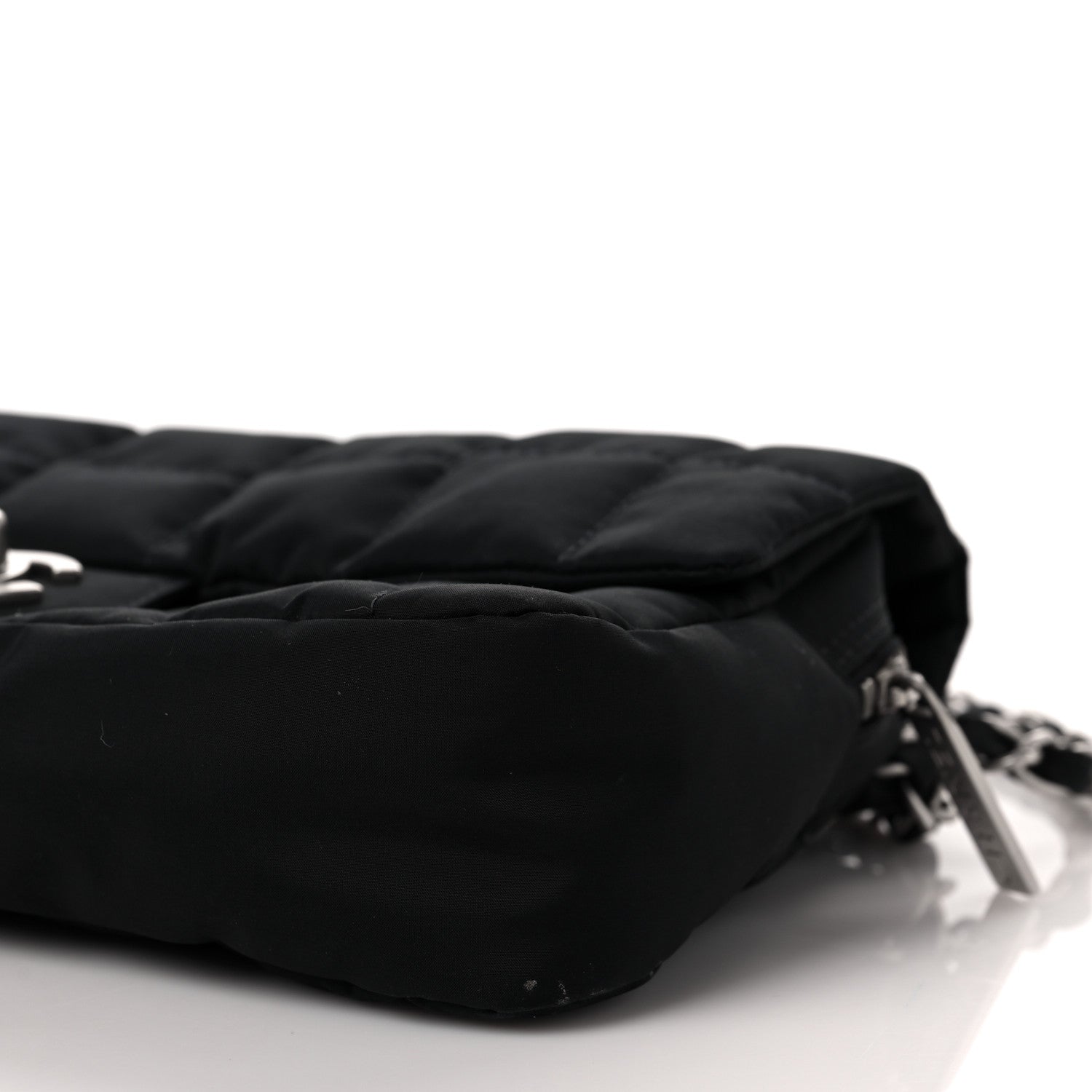 Chanel Nylon Square Quilted Flap Black 8 of 10