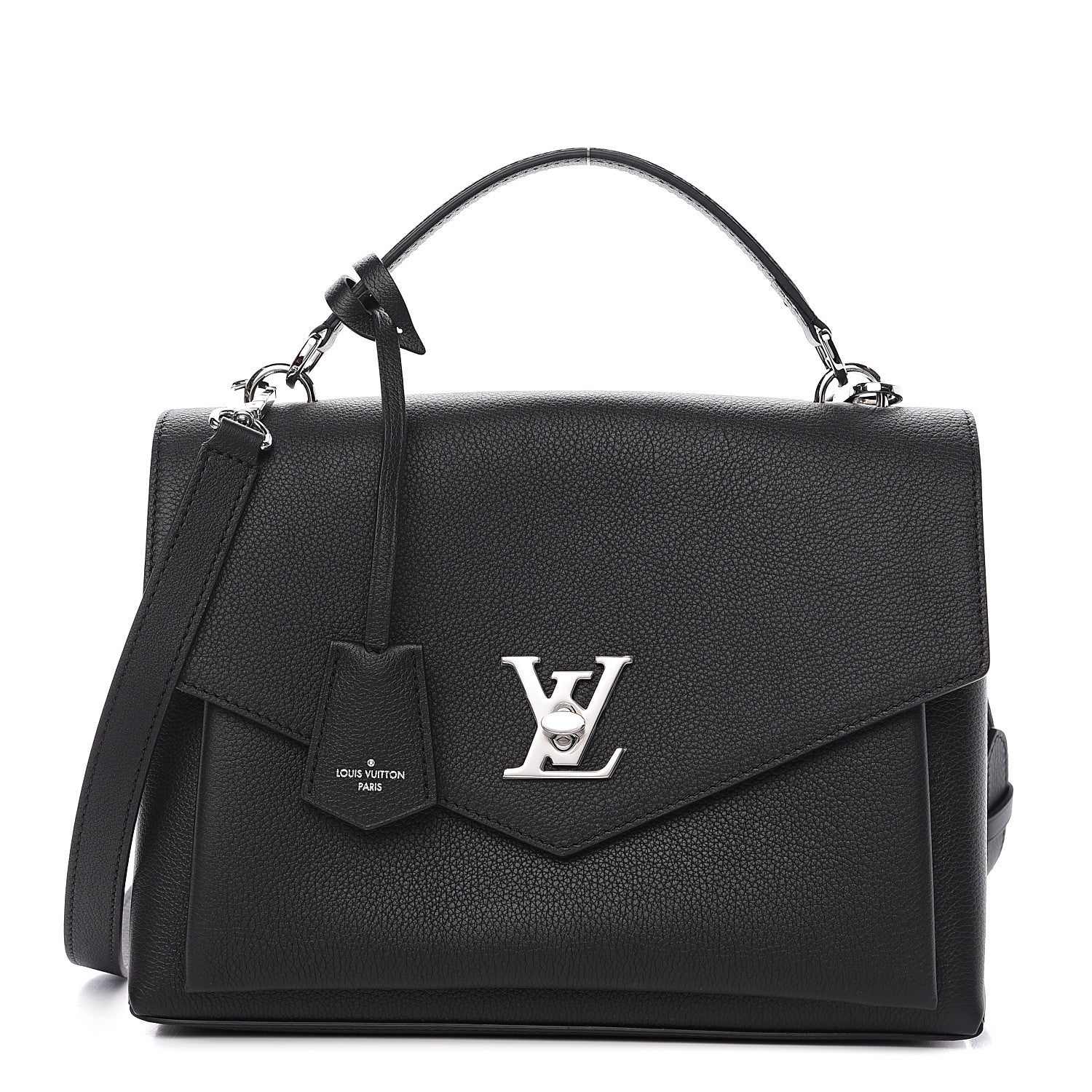 Louis Vuitton Soft Calfskin My Lockme Top Handle Black 1 of 9