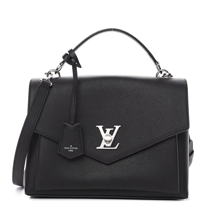 Louis Vuitton Soft Calfskin My Lockme Top Handle Black 1 of 9