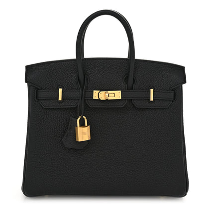 Hermes Togo Birkin 25 Black 1 of 13