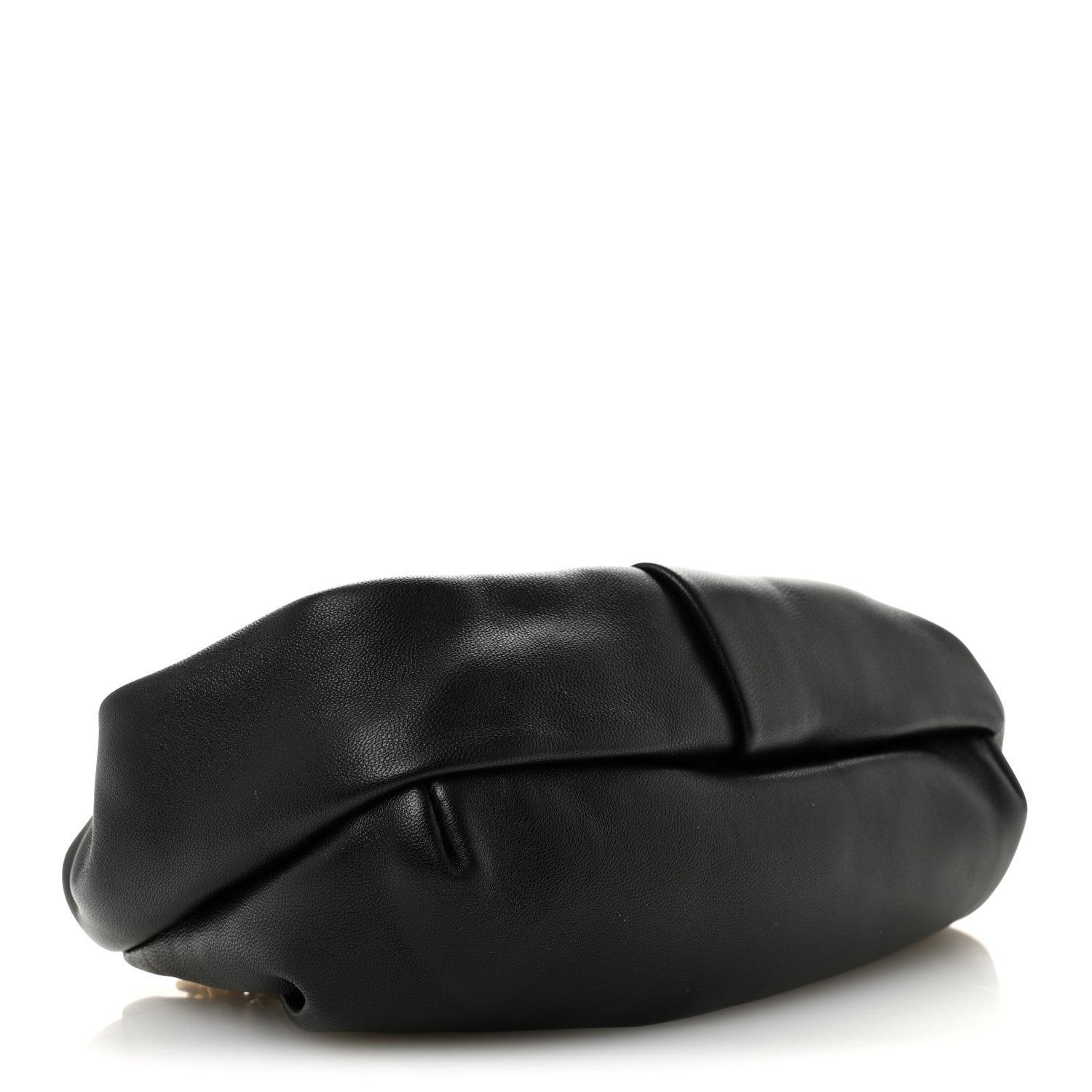 Burberry Smooth Calfskin Rose Clutch Black 4 of 10