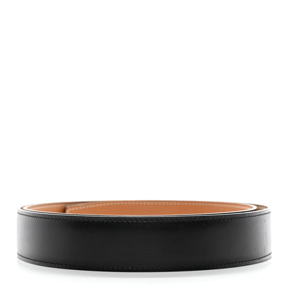 Hermes Box Chamonix 32mm Belt Strap 90 36 Black Gold 2 of 11