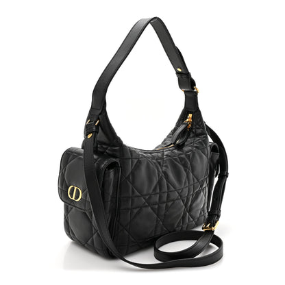 Christian Dior Lambskin Macrocannage Medium D-Dream Bag Black 3 of 10