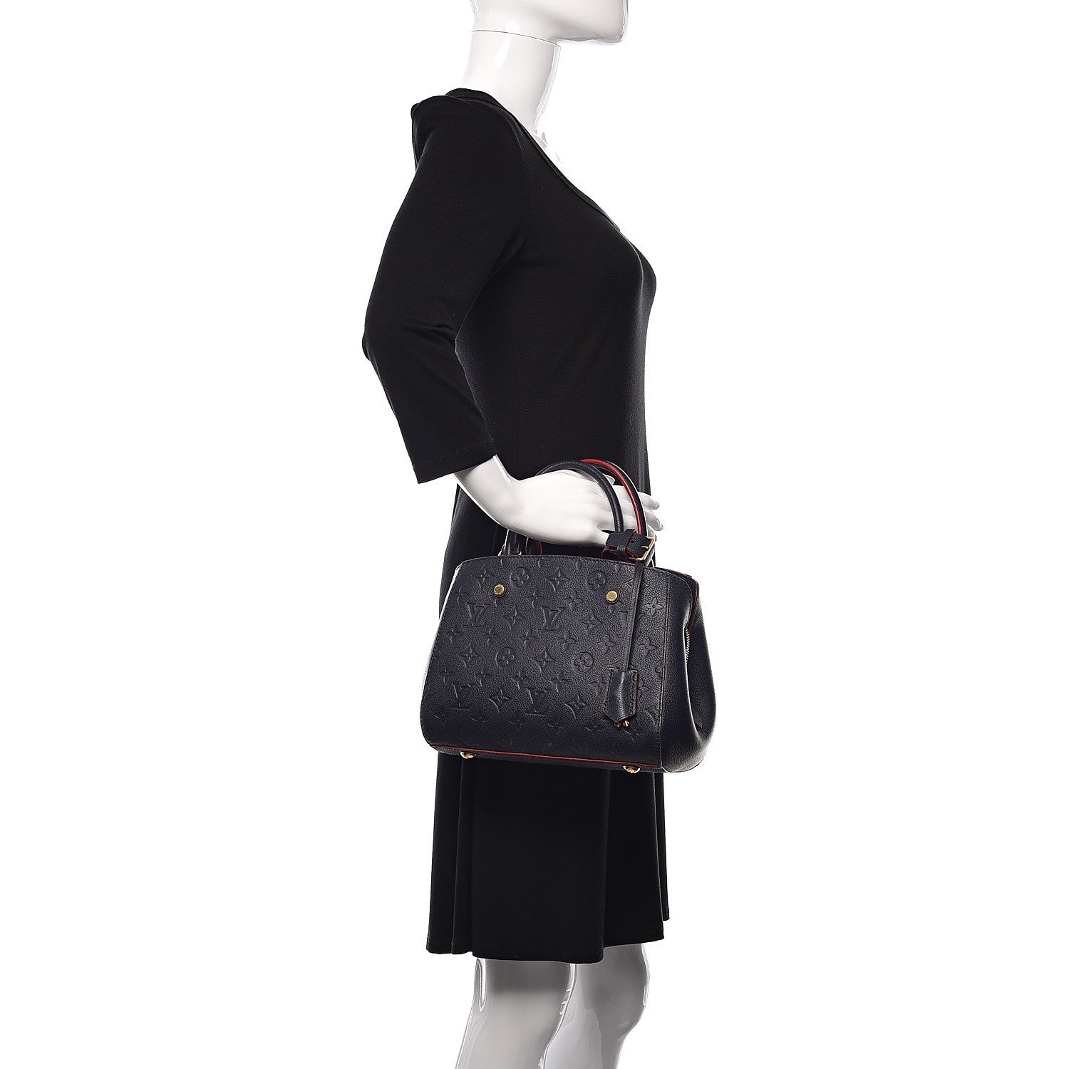 Louis Vuitton Empreinte Montaigne BB Marine Rouge 3 of 11
