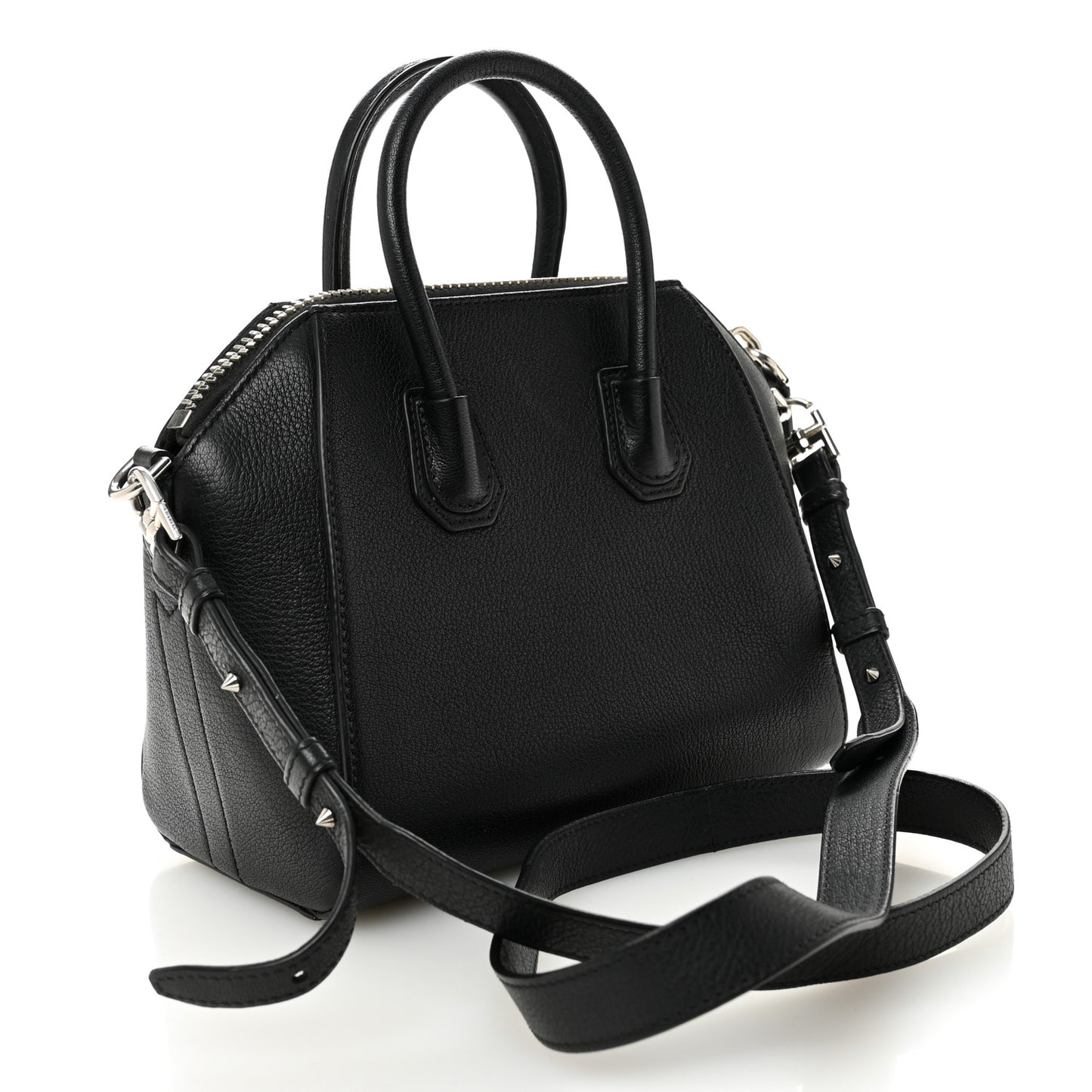 Sugar Goatskin Mini Antigona Black