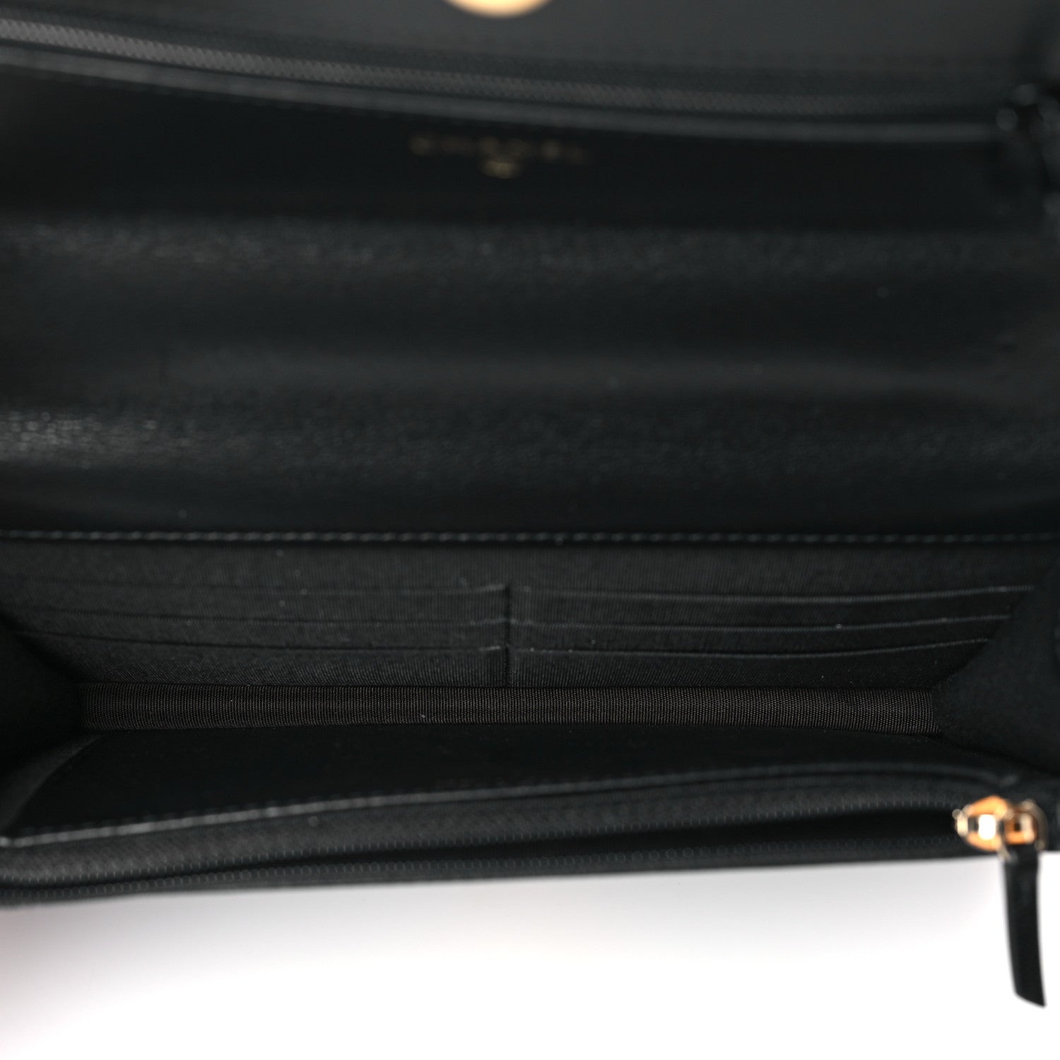 Chanel Lambskin Quilted Chanel 19 Wallet On Chain WOC Black 5 of 10