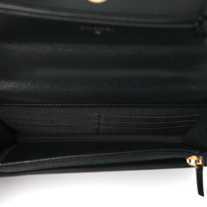Chanel Lambskin Quilted Chanel 19 Wallet On Chain WOC Black 5 of 10
