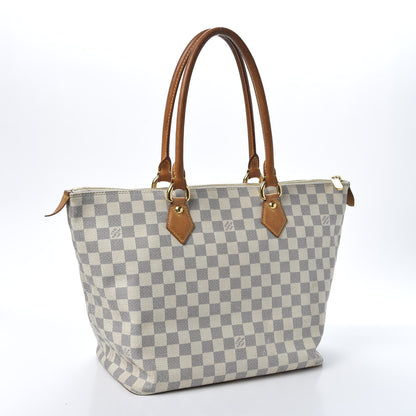 Louis Vuitton Damier Azur Saleya MM 2 of 11