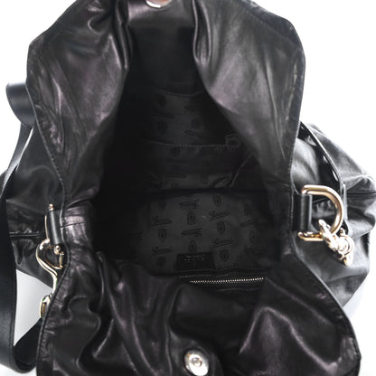 Gucci Calfskin Medium Hysteria Top Handle Bag Black 5 of 9