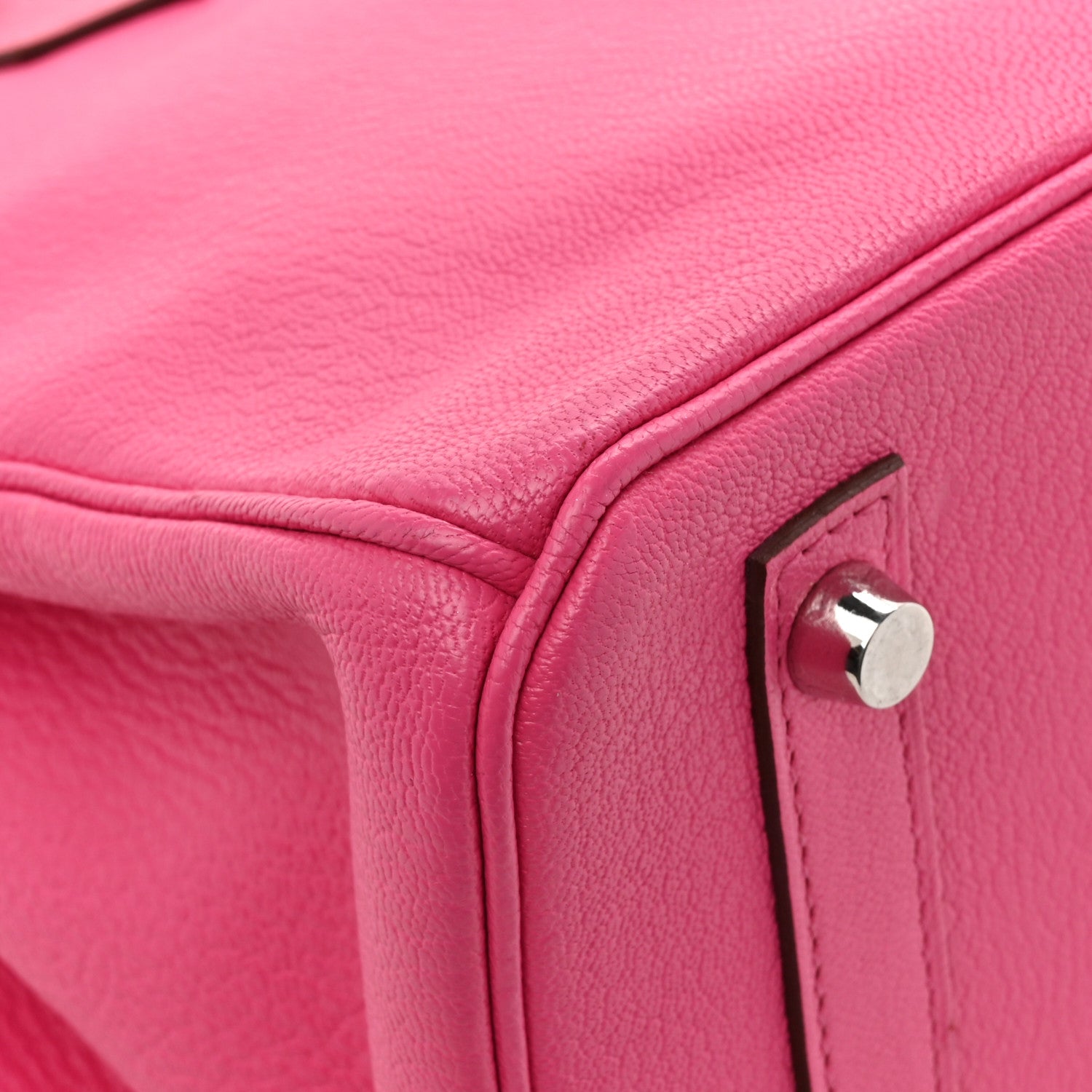 Hermes Chevre Mysore Birkin 30 Rose Shocking 12 of 16