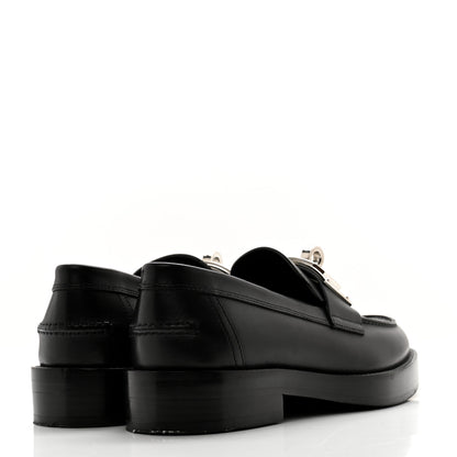 Hermes Calfskin Womens Hot Loafer 35 Black 4 of 12
