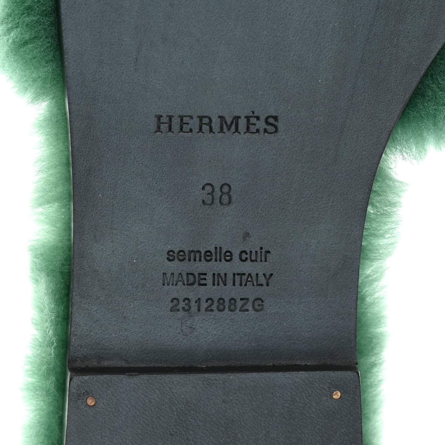 Woolskin Oran Sandals 38 Vert Anglais