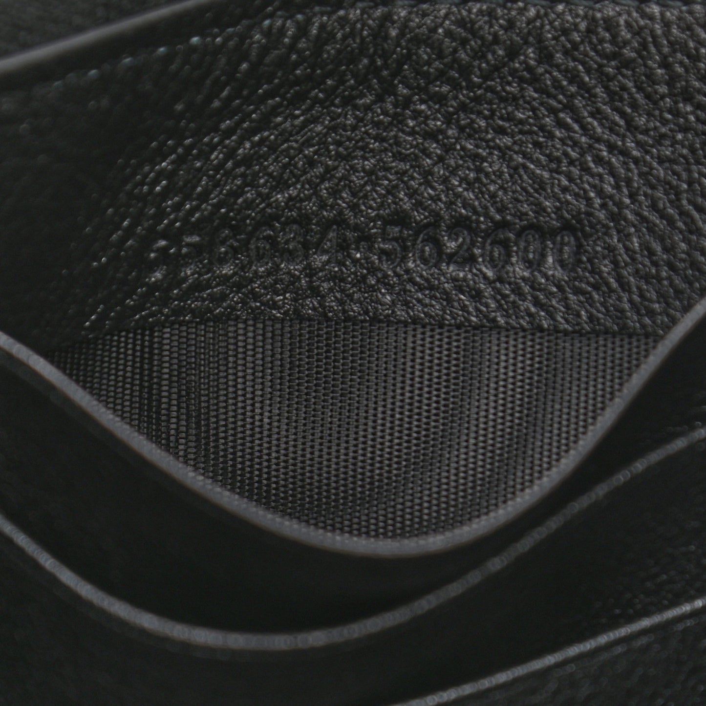 Wonka Grain Calfskin Diana Continental Wallet Black