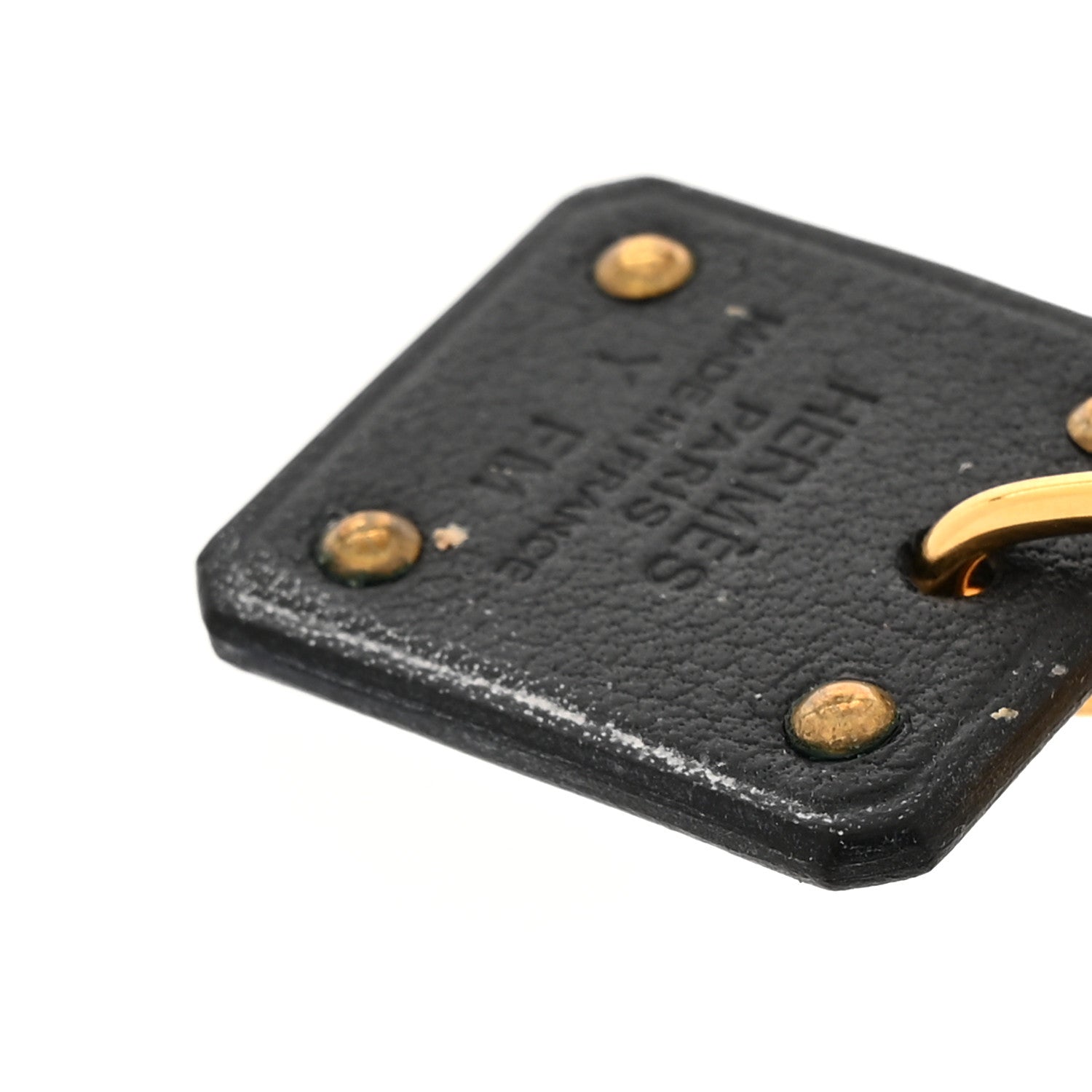 Hermes Swift As De Coeur Earrings Black 6 of 7