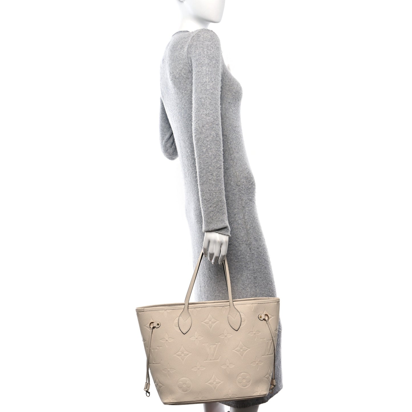 Empreinte Monogram Giant Neverfull MM Cream
