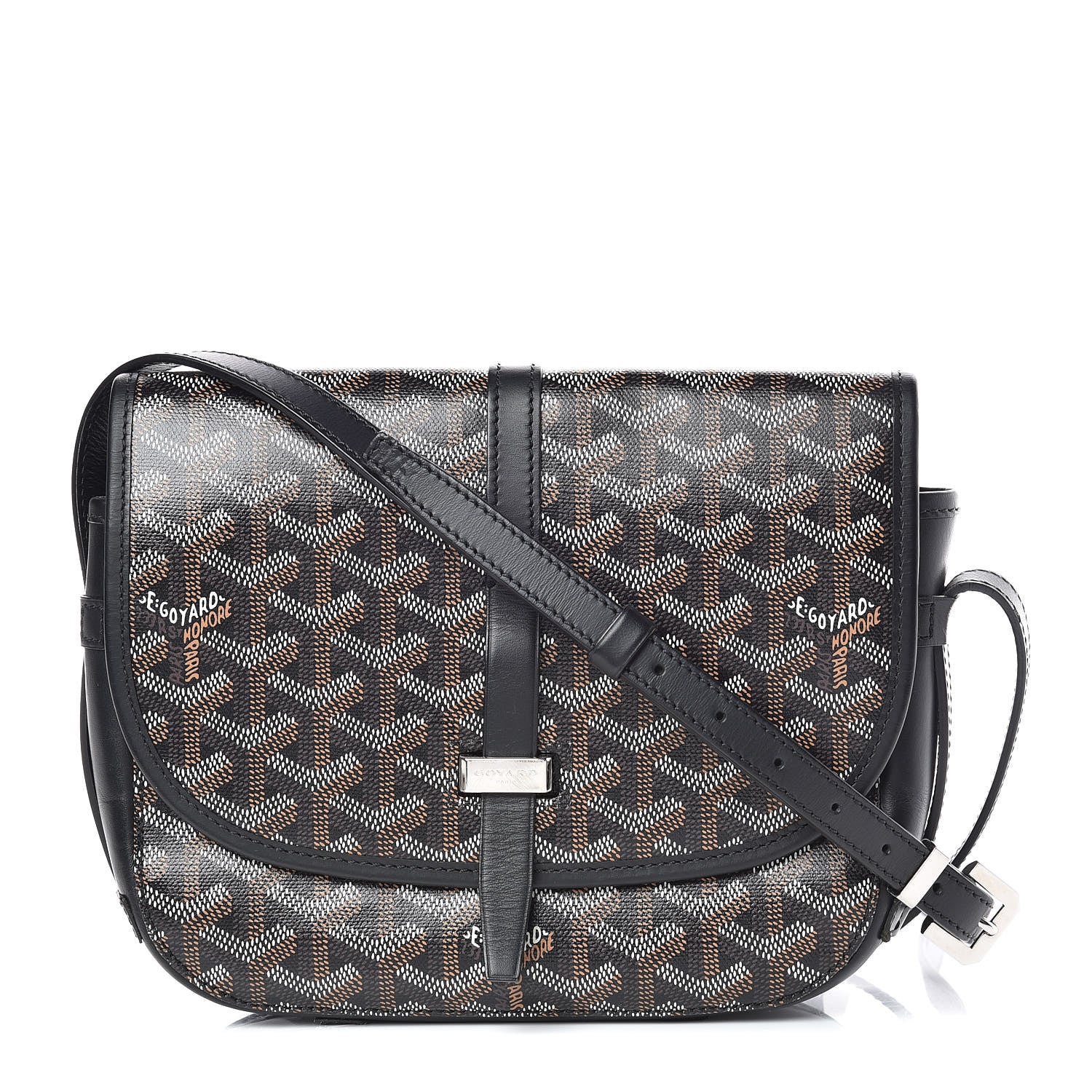Goyard Goyardine Belvedere II PM Messenger Bag Black 1 of 9
