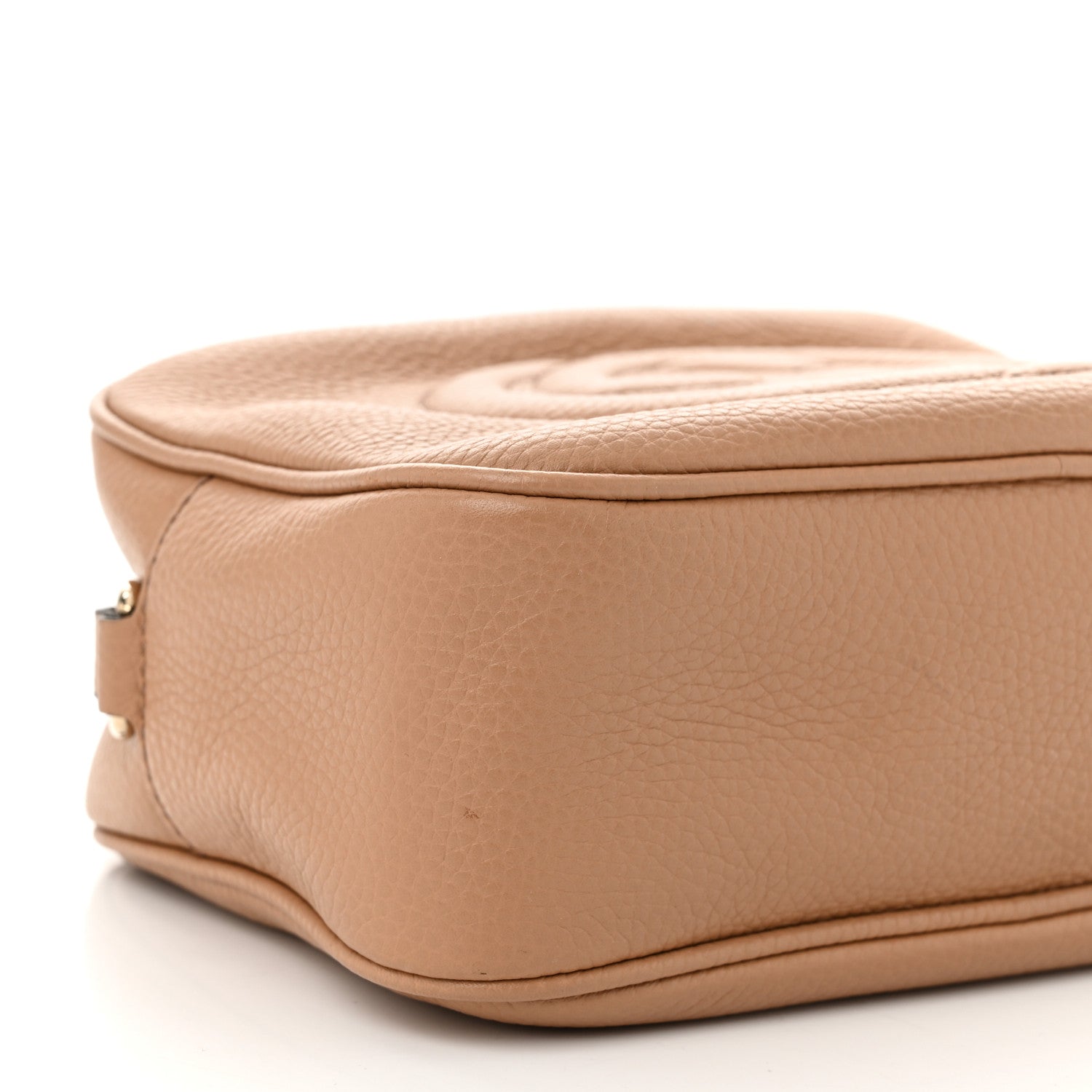 Gucci Pebbled Calfskin Small Soho Disco Bag Camelia 9 of 10