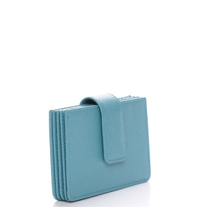 Prada Saffiano Metal Accordion Card Case Anice 3 of 6