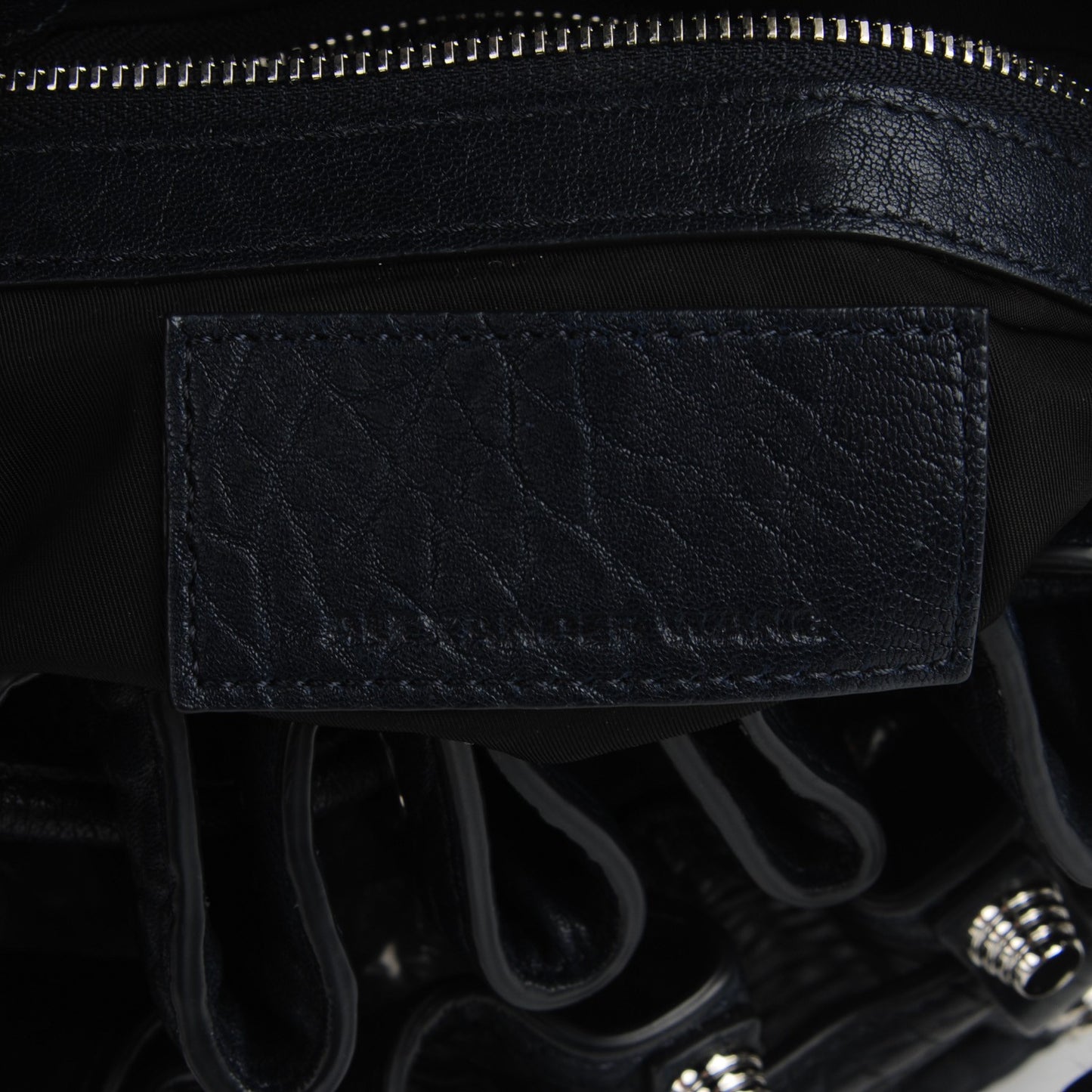 Pebbled Lambskin Diego Bucket Midnight
