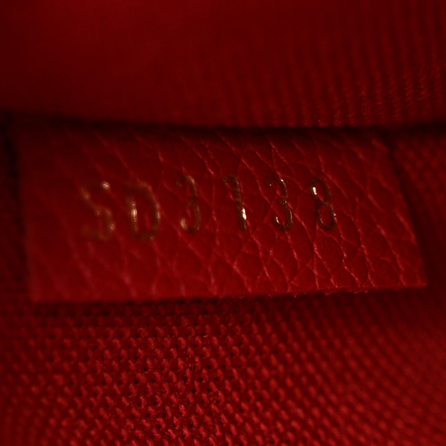 Monogram Pallas Clutch Cherry