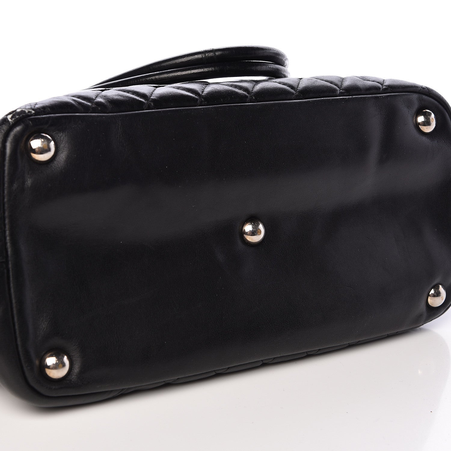 Chanel Calfskin Quilted Large Cambon Tote Black White 18 of 18