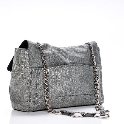 Saint Laurent Embossed Stingray Sac Le Sixieme Chain Bag 3 of 6