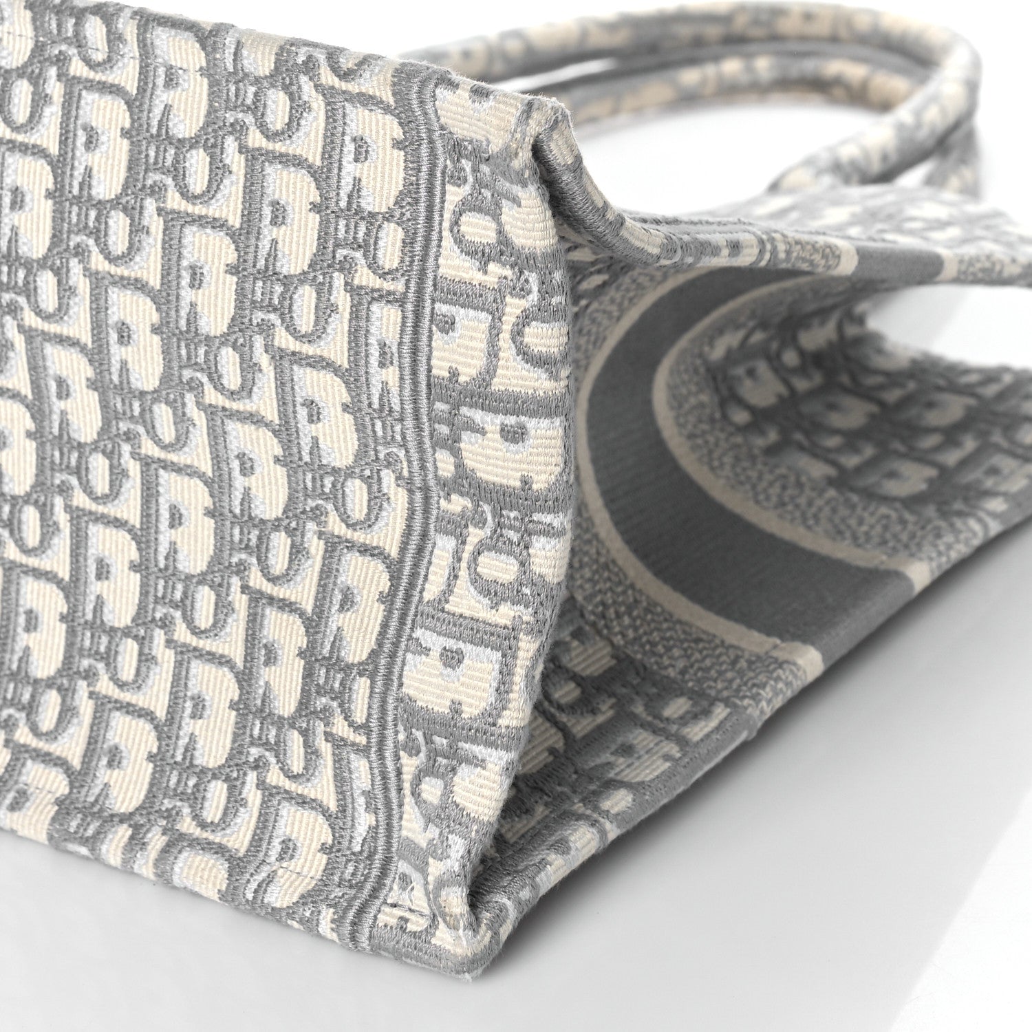 Christian Dior Oblique Medium Book Tote Grey 9 of 9
