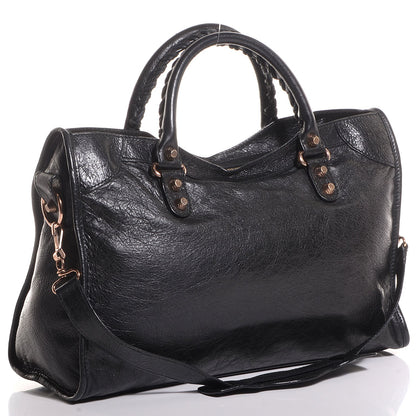 Balenciaga Agneau Giant 12 Rose Gold Hardware City Black 8 of 14