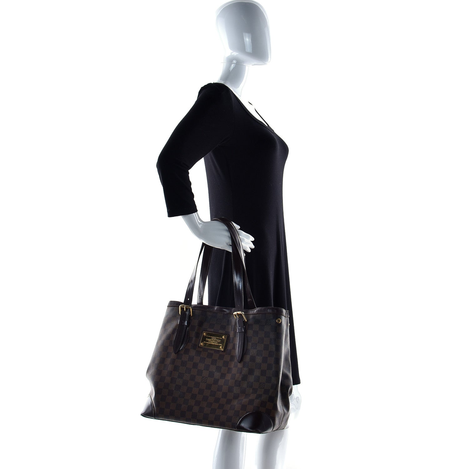 Louis Vuitton Damier Ebene Hampstead MM 1 of 21