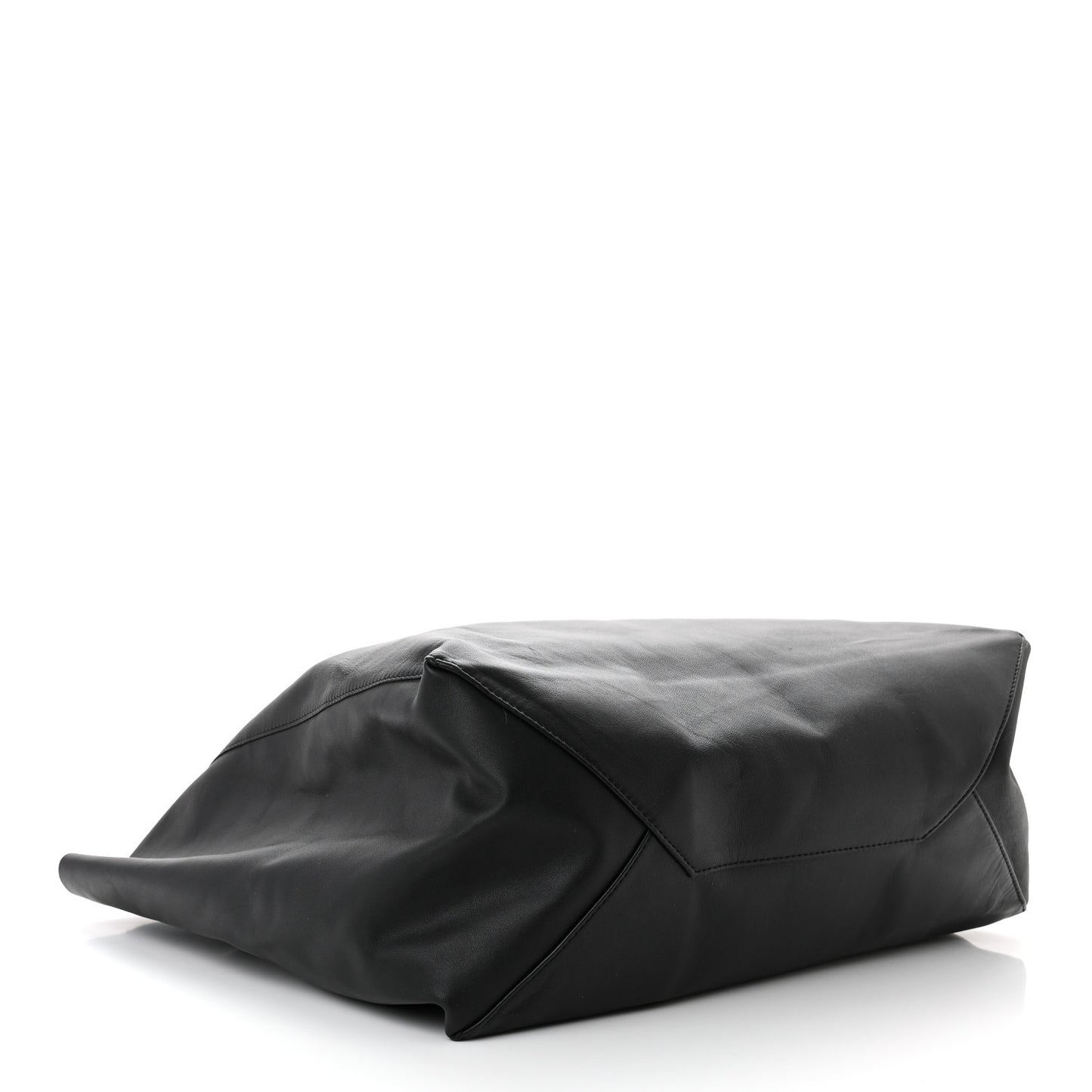Lambskin Horizontal Cabas Black