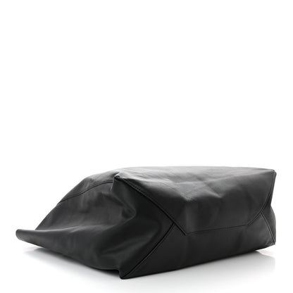 Celine Lambskin Horizontal Cabas Black 4 of 10
