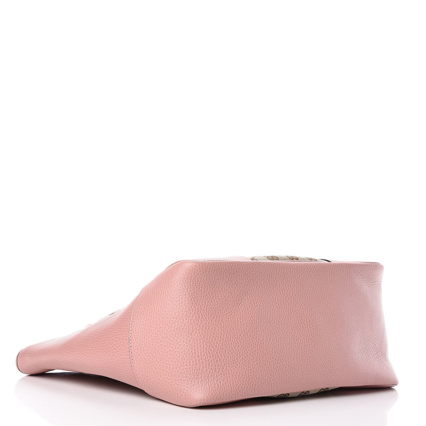 Monogram Bree Zippered Tote Beige Soft Pink