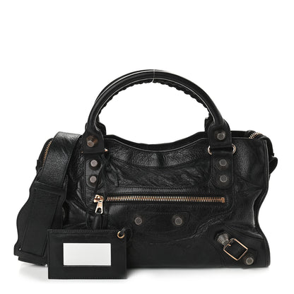 Balenciaga Agneau Giant 21 Rose Gold Hardware City Black 1 of 13