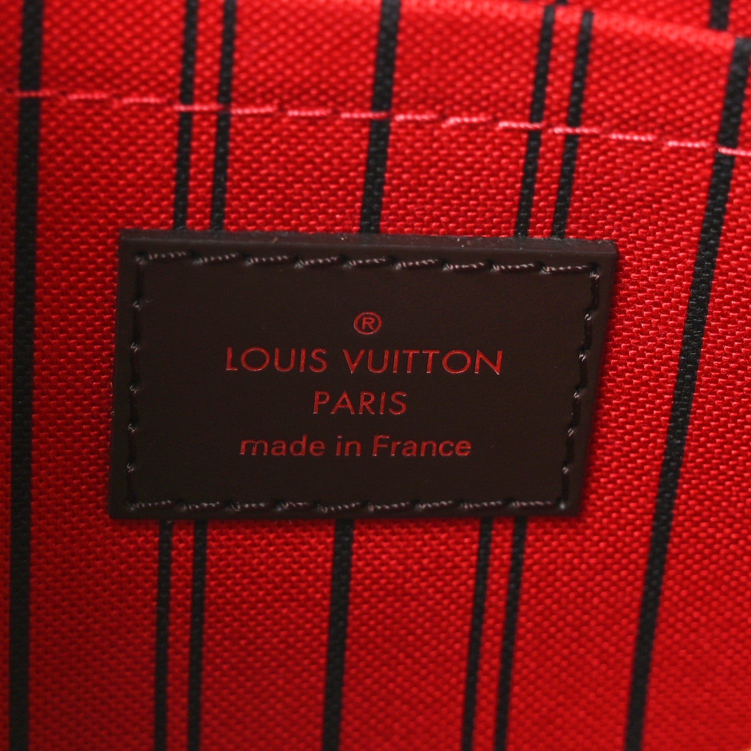 Louis Vuitton Damier Ebene Neverfull MM GM Pochette 6 of 6