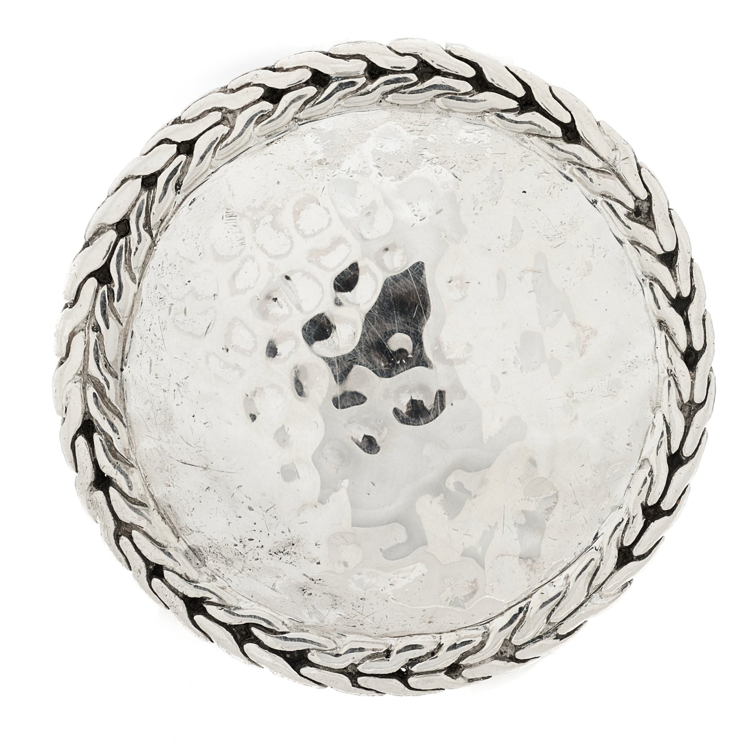 Sterling Silver Palu Hammered Dome Ring 53 6.25