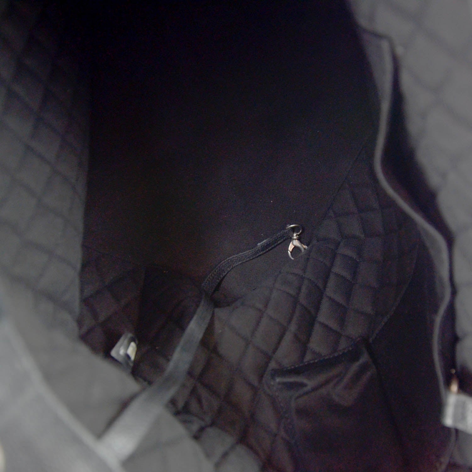 Chanel Distressed Caviar Outdoor Ligne Tote Black 8 of 8