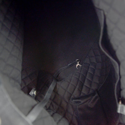 Chanel Distressed Caviar Outdoor Ligne Tote Black 8 of 8